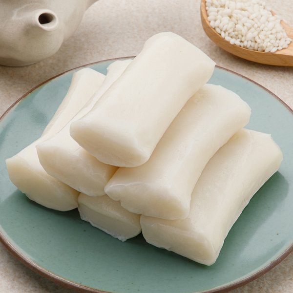 [Sirujoa] Unhardened White Bean Rice Cake Stick (6pcs,420g) / 시루조아 흰 가래떡 6개입 420g