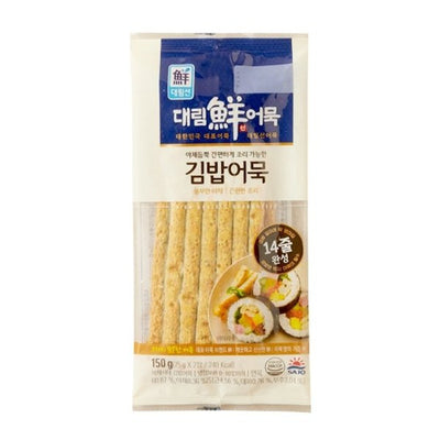 Sajo Fish Cake for Kimbap 150g/사조 야채시대 김밥어묵 150g