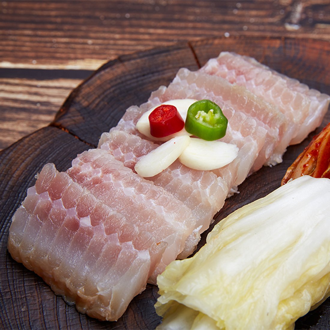 EHS - RAW SKATE WING MEAT (15DAYS MATURED) 숙성홍어회 150G