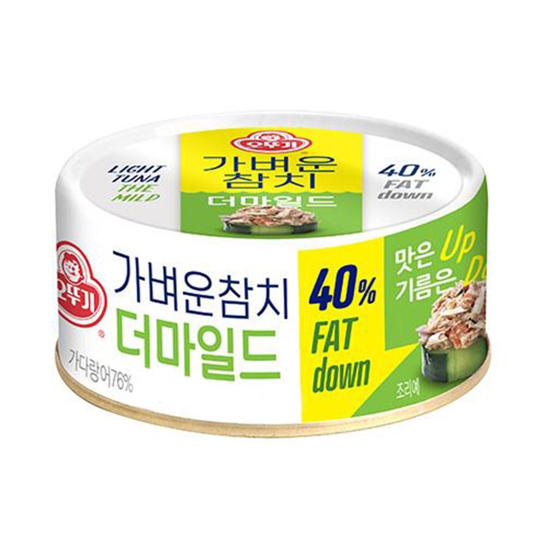 Ottogi light tuna the mild 135g/오뚜기 가벼운 참치 더마일드 135g