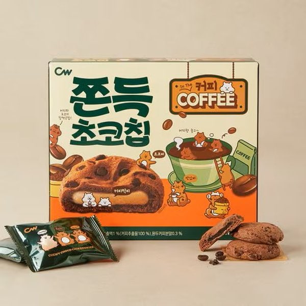 [CW] Chewy Chocolate Chips Coffee 200g (10pcs) / 청우 쫀득초코칩 커피 200g (10개입)