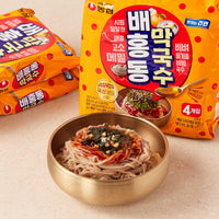 [Nongshim] Baehongdong Spicy Bibim Buckwheat Noodles (Makguksu) Multi (128gx4ea) / 농심 배홍동 막국수 멀티 (128gx4개입)