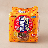[Nongshim] Baehongdong Spicy Bibim Buckwheat Noodles (Makguksu) Multi (128gx4ea) / 농심 배홍동 막국수 멀티 (128gx4개입)