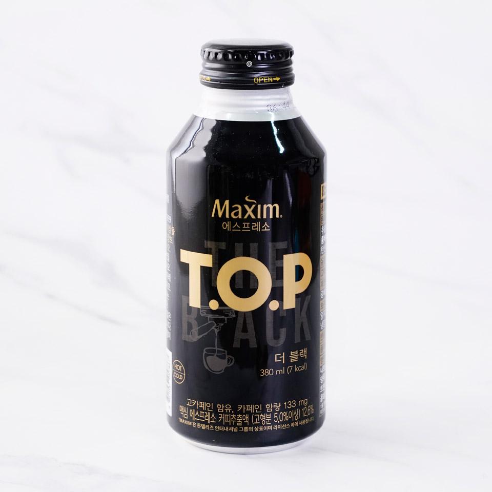 [Maxim] TOP Can Coffee The Black 380ml / 동서 맥심 티오피 더블랙 380ml