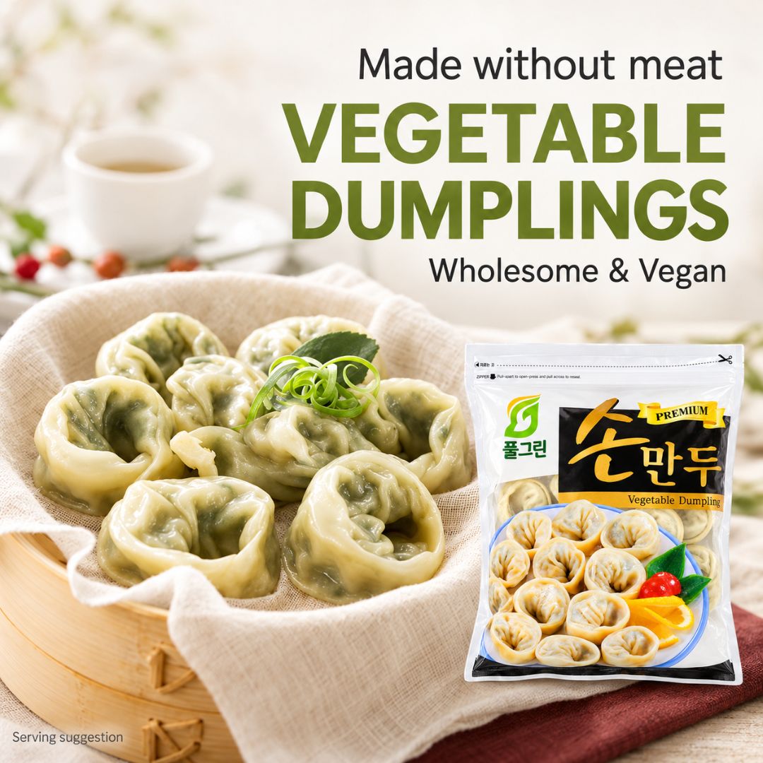 [Pulgreen] Hand made Vegetable dumplings 907g 풀그린 야채 손만두 907g