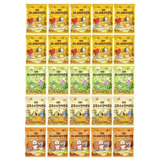[BT21] Honey Butter Almond Family 250g BT21 허니버터아몬드&패밀리 250g