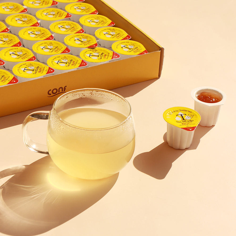 [KONF]Tea&Drop Goheung Honey Citron Tea Liquid Portion Capsules 30g(30pcs) 코엔에프 티앤드롭 고흥 꿀유자차 액상소분포장 캡슐유자차 30g(30개)