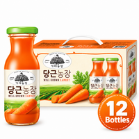 [Woongjin] Gaya Farm Juice 180ml (Tomato / Carrot / Peach / Pear/Pomegranate) 웅진 가야농장 주스 180ml
