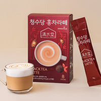 [Aroma Ville] Cheongsudang Matcha Latte 144g/Black Tea Latte (18g × 8 sticks) 아로마빌레 청수당 말차라떼/홍차라떼 144g(18g × 8스틱)