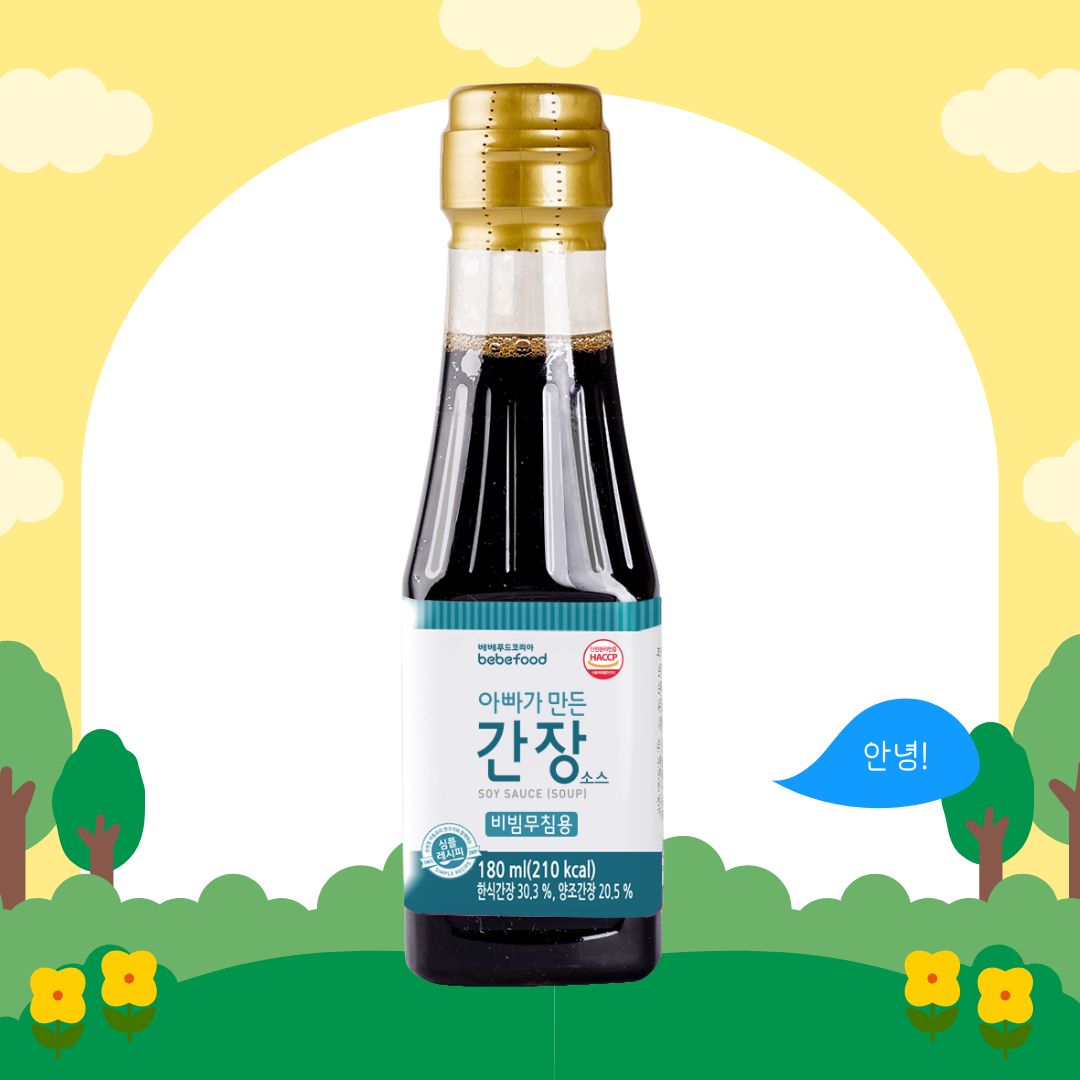[Bebefood] Daddy’s Soy Sauce (For Bibim Use) 180ml 베베푸드 아빠가만든 간장소스 (비빔무침용) 180ml