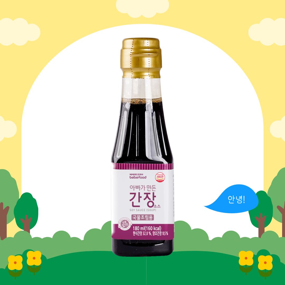 [Bebefood] Daddy’s Soy Sauce (For Soup) 180ml 베베푸드 아빠가만든 간장소스 (국물조림용) 180ml