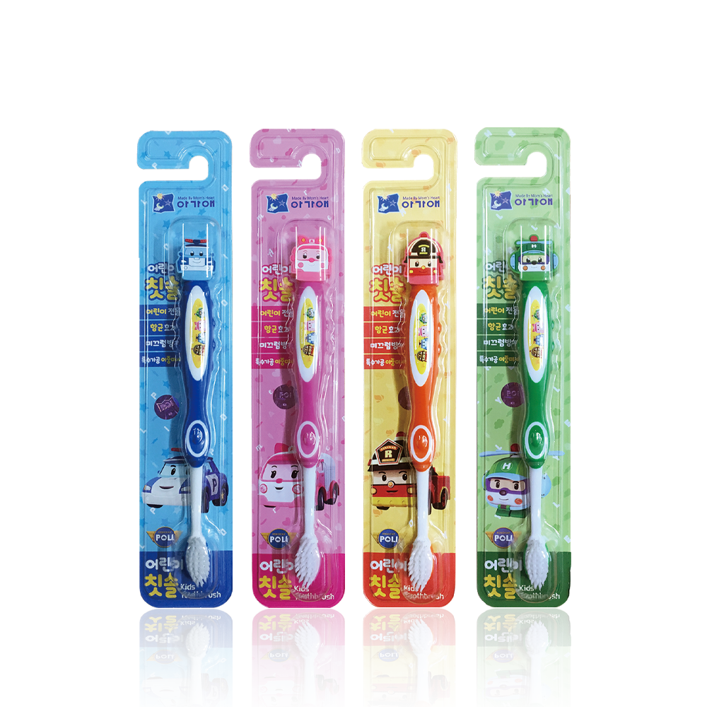 [AGA-AE]Robocar Poli Kid's Toothbrush/Toothpaste 80g 아가애 로보카폴리 유아 어린이 치약 80g