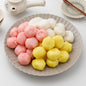 Sirujoa Unhardened White & Strawberry & Banana Honey Rice Cake 600G - 시루조아 굳지않는 흰&딸기&바나나 꿀떡 600g