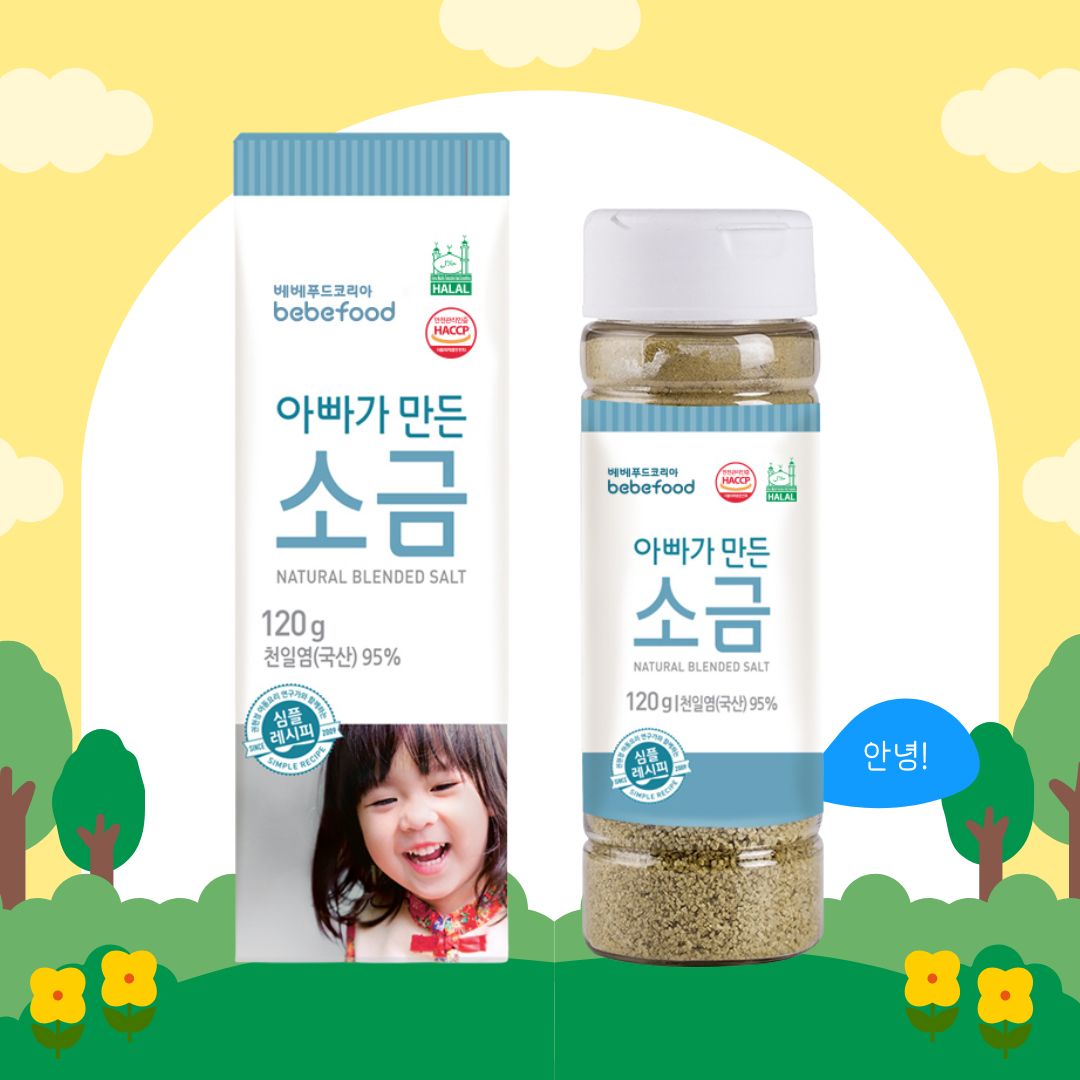 [Bebefood] Daddy’s Salt 120g 베베푸드 아빠가만든 소금 120g