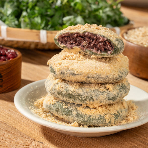 [KONG]Hulled Red Bean Mugwort Rice Cake 200g 콩사랑 팥쑥 인절미 200g