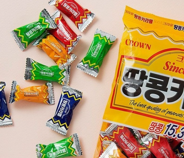 [Crown] Peanut Caramel Candy 324g/크라운 땅콩 카라멜 324g