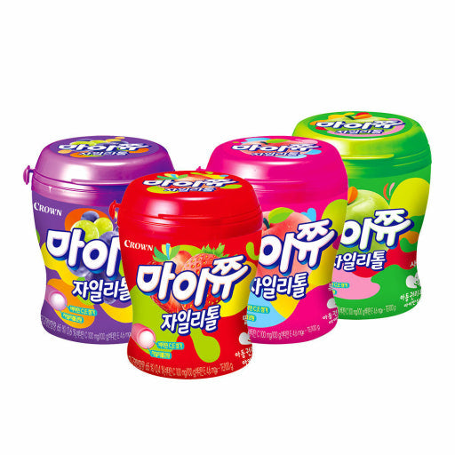 [CRW] Xylitol Mychew (Grape/Strawberry/Peach/Apple) 110g 자일리톨 마이쮸 (포도/딸기/복숭아/사과)110g