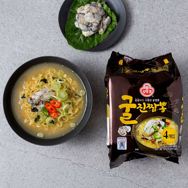 [OTOKI] Jin Jjjambbong Oyster Ramen Multi (130GX4) / 오뚜기 굴진짬뽕 (130GX4)
