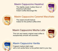 [Maxim] Maxim Cafe Cappuccino Hazelnut Coffee 10T / 동서 맥심 카페 카푸치노 헤이즐넛 10T