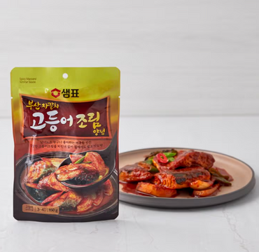 [Sempio] Busan Jagalchi Braised Mackerel Sauce 150g 3-4 serving/ 샘표 부산 자갈치 고등어 조림 양념 150g 3-4인분