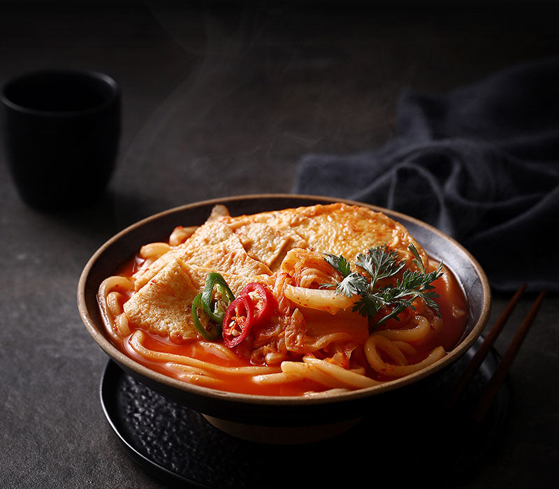 HMR Fishcake Udon Kimchi Bag Hot Pot 653g/옛날어묵 김치우동전골 653g