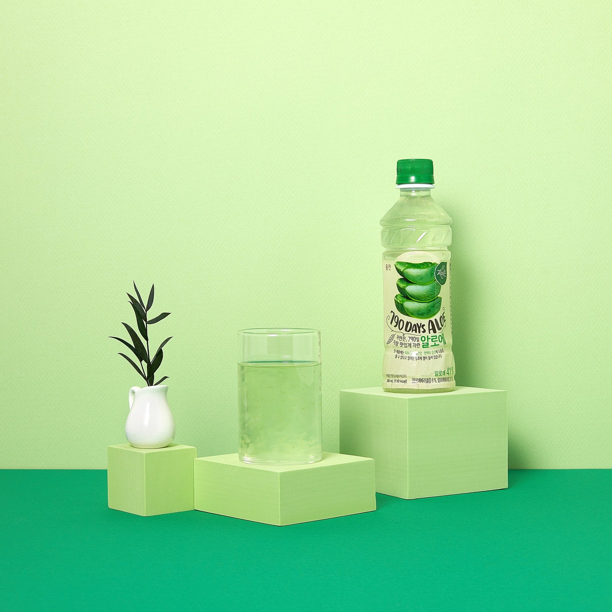Woongjin] Nature's 790days Aloe Juice 500ml / 웅진 자연은 알로에