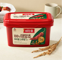 CJ Hot Pepper Paste- Korean Rice 1Kg/CJ 해찬들 100% 태양초 우리쌀 고추장 1Kg