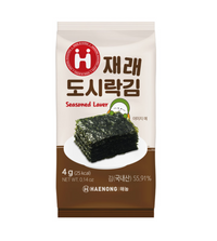 Haenong Traditional Seaweed 4g x 9 ea/해농 재래 도시락김 4gx9개입