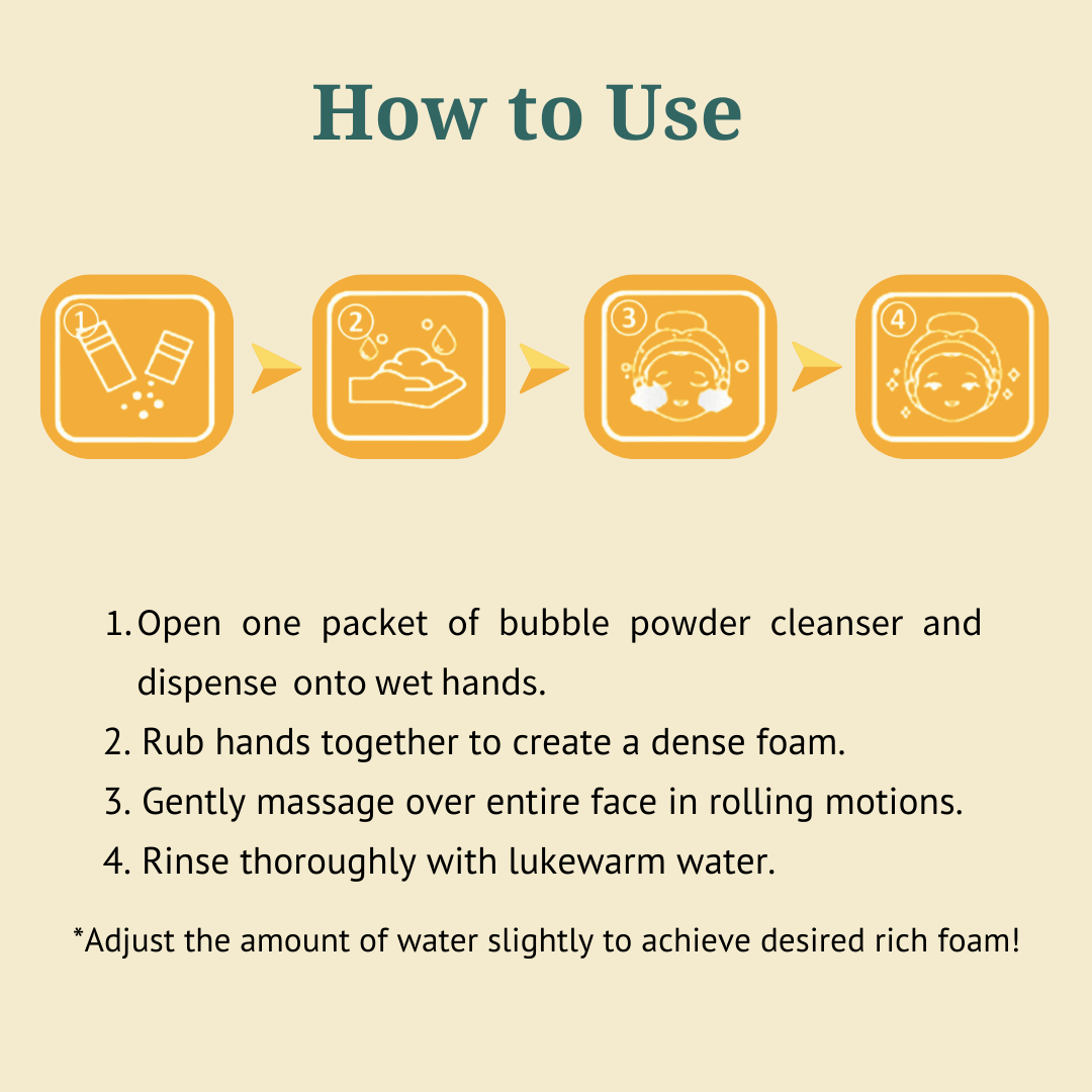 [Jejuindi] Vitamin C Bubble Powder Cleanser 30ea / 비타민C 버블 파우더 클렌저 30ea