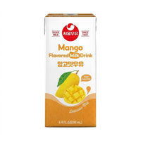 [Seoul Milk] Sterilized Milk Mango Flavored 190ml*6Packs / 서울우유 망고맛 190ml*6개