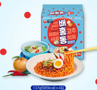 [Nongshim] Baehong Bibim-myeon 137gx5ea / 농심 배홍동 비빔면 137gx4개입