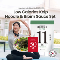 [Haechomiin] KELP NOODLES With Bibim/Soba Sauce / 11Kcal Low-Calories Vegan