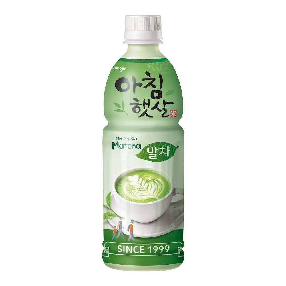 [Woongjin] Morning Rice Korean Rice Milk Matcha Flavor Achim Haetsal 500ml / 웅진 아침햇살 말차 500ml
