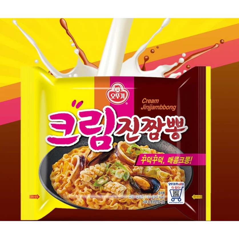 [Expiry Date: 6 Oct 2025] [OTOKI] Cream Jinjjambbong Multi (130g*4) / 오뚜기 크림 진짬뽕 멀티 (130g*4)