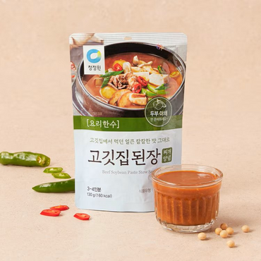[CJW] Beef Soybean Paste Stew Sauce 130g (3-4 Servings) / 청정원 고깃집 된장찌개 양념 130g (3-4인분)