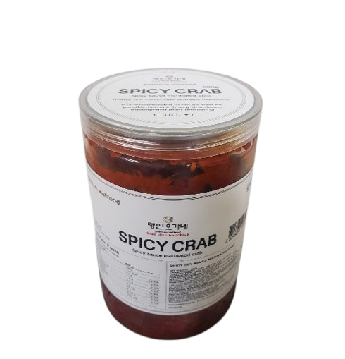 [Ohganae] Spicy Sauce Marinated Crab 800g/명인 오가네 양념 게장 800g