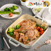 [JEJUDONY] Premium Jeju Pork Collar Butt Sliced Frozen 300g 프리미엄 제주돼지 냉동 목살 300g