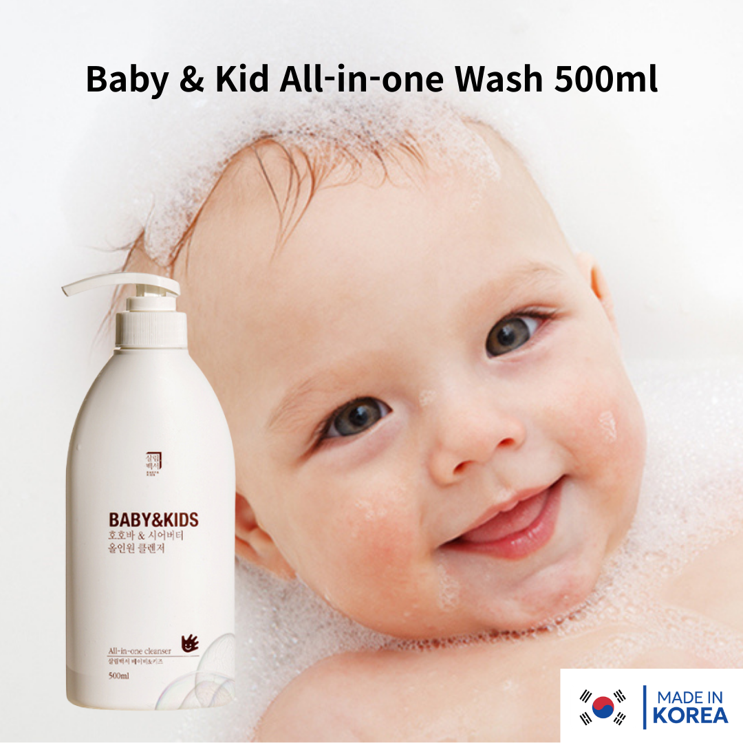 [Sallim Baekseo] Baby & Kid All-in-one Wash 500ml 베이비&키즈 올인원 클렌져 500ml