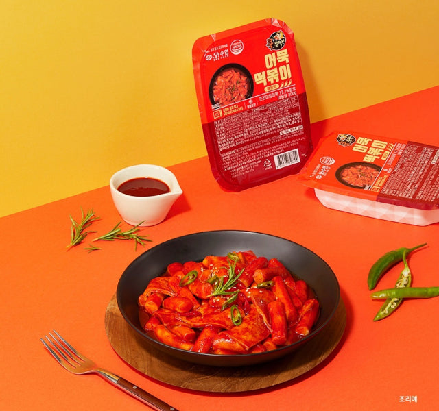 [K fish] Fish Cake Tteokbokki(Spicy) 300g/쿡툭 어묵떡볶이 매운맛 300g