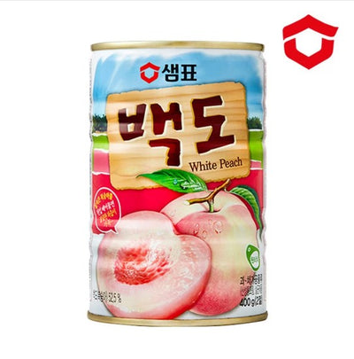 SP Canned White Peaches Halves 백도 통조림 400g