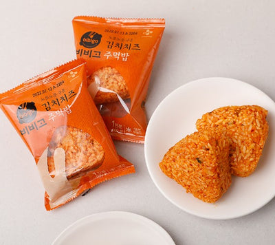 CJ Kimchi Cheese Rice Balls 김치치즈주먹밥 500g