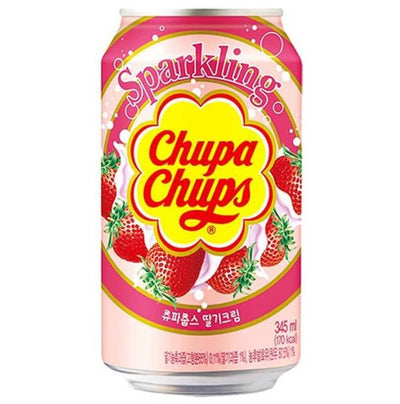 NY CHUPA CHUPS SPARKLING STRAWBERRY 츄파춥스 딸기 345ml