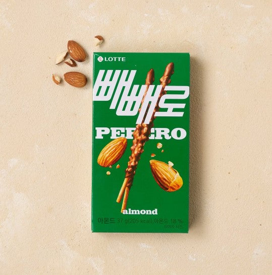 Lotte Pepero Almond 37g/ 롯데 빼빼로 아몬드 37g