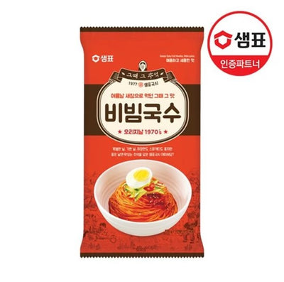 SP Instant Noodle, Hot & Spicy Flavor 샘표 비빔국수 135g