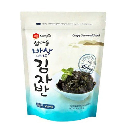 SP Sempio crispy seaweed snack(Shrimp) 섬마을 해물맛 김자반 50g