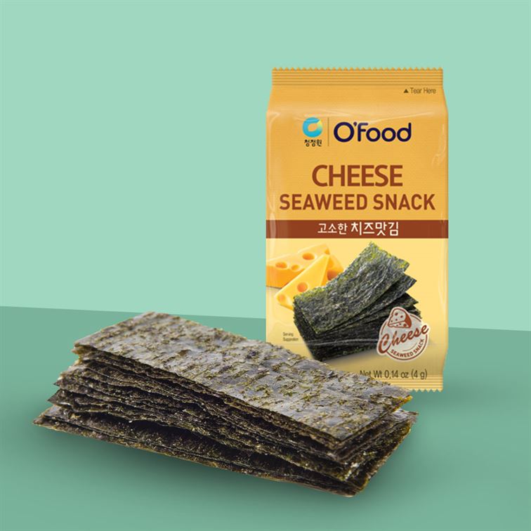 [CJW] Cheese Seaweed Snack 4gx 9Packs / 청정원 고소한 치즈맛김 4g x 9팩