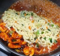 Ottogi Spicy Seafood Noodle Soup Noodle pack 130gx4/오뚜기 진짬뽕 멀티 130gx4개입