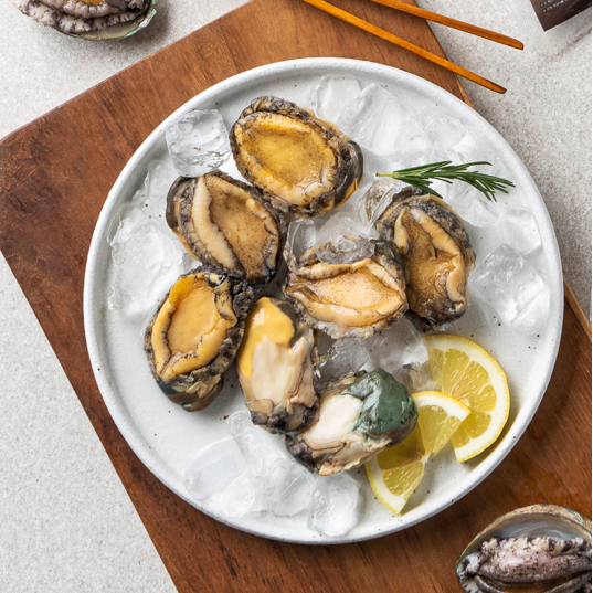 [2+1] 100% Korean Premium Abalone (3pcs) Fully Cleaned & Steamed (Ready-to-Eat)