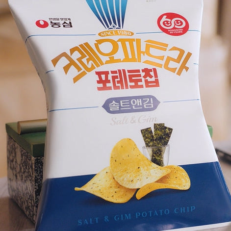 [Nongshim]Cleopatra Potato Chips Salt & Seaweed 50g 농심 크레오파트라 포테토칩 솔트앤김 50g