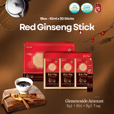 [CHUNHO N CARE] Red Ginseng Stick 本 1 Box (10g*30Sticks) / 천호엔케어 홍삼스틱본 1박스(30포)